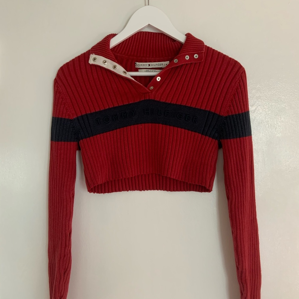 Cropped Tommy Hilfiger knit top - Picture 2 of 4